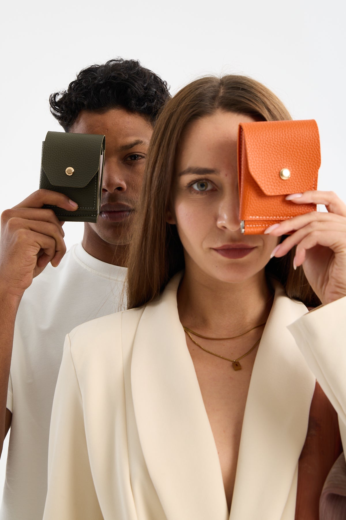 Premium Banknot Cüzdan Ve Kartlık-Haki