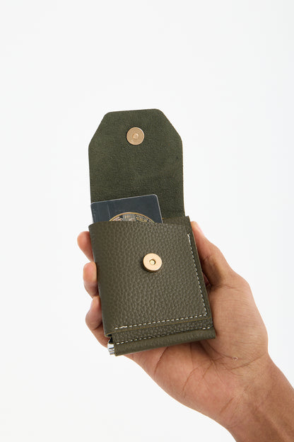 Premium Banknot Cüzdan Ve Kartlık-Haki